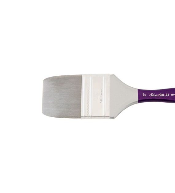 Silver Silk 88 Silver Synthetic Wide Wash 2 in -pę