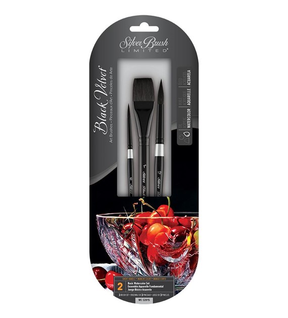 Black Velvet 3 Pc BEST Basic W/C Set -kpl.p.