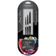 Black Velvet 3 Pc Beginning Round W/C Set -kpl.p.