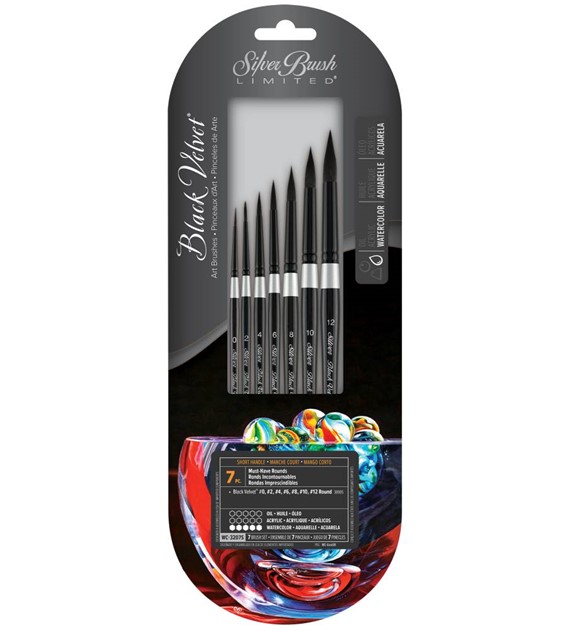 Black Velvet 7 Pc Must Have Rounds W/C Set -kpl.p.