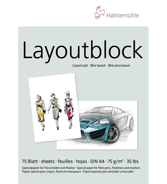 LayoutPad 75gsm DIN A4 75k