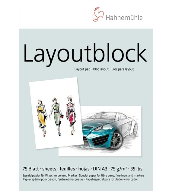 LayoutPad 75gsm DIN A3 75k