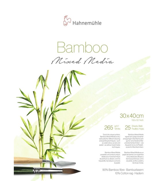MixedMediaBlock  Bamboo  265gsm 30x40cm 25k