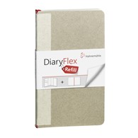 DiaryFlex Refill blank 100gsm 104x182mm 80k