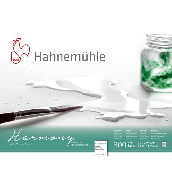 Harmony Watercolour 300g HP A4 4-side glued 12a