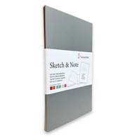 Sketch&Note Grey/Pink Bundle 125gsm A6 20k per boo