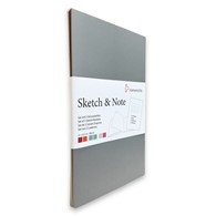 Sketch&Note Grey/Pink Bundle 125gsm A4 20k per boo