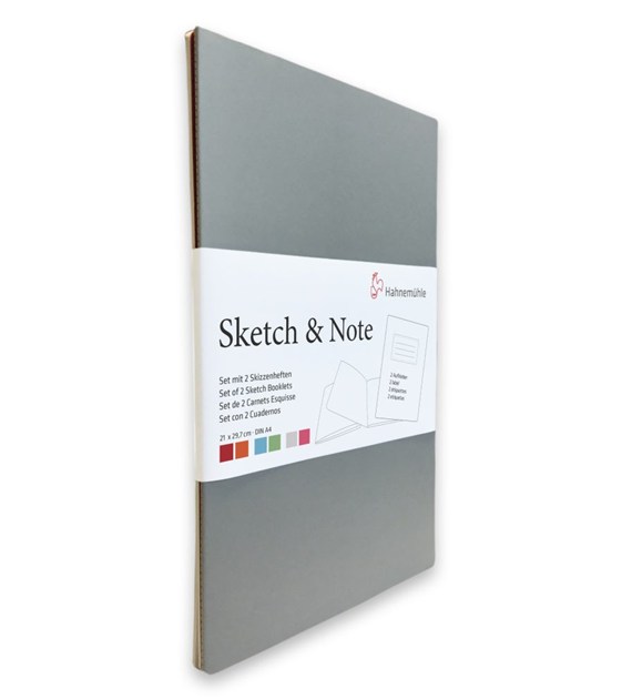 Sketch&Note Grey/Pink Bundle 125gsm A4 20k per boo
