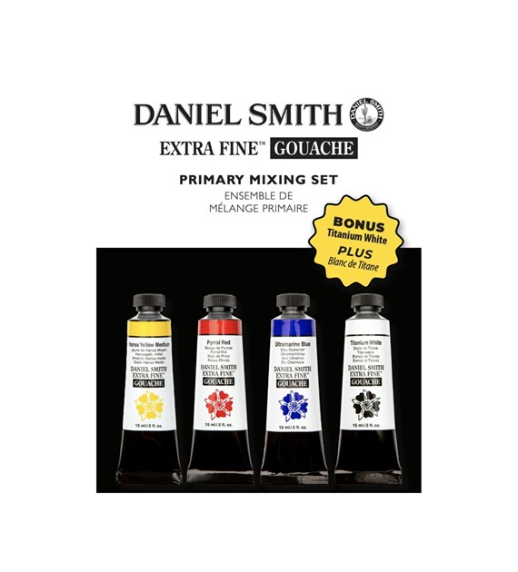 DS  Gouache 15ml Primary Mixing Set with 4 Colours