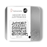 Memory box lettering 250g 90x90mm 50 ark.