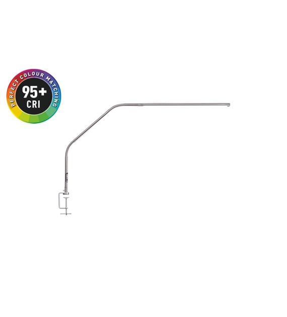 Slimline 4 Table lamp - Brushed Steel