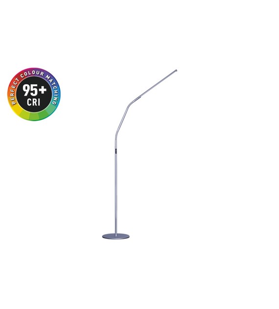 Slimline 4 Floor Lamp - Ice grey