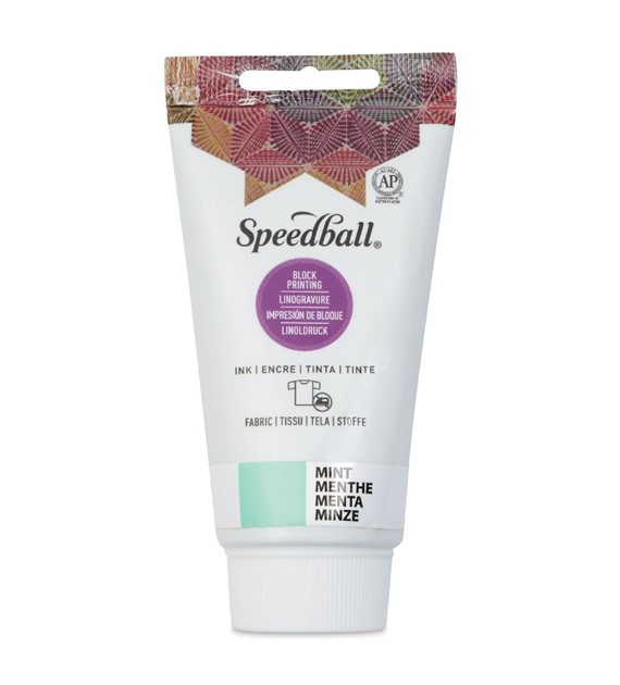 SB Fabric Block Printing Ink Mint 75ml -farba