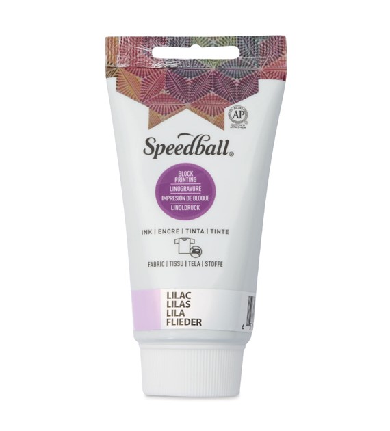 SB Fabric Block Printing Ink Lilac 75ml -farba