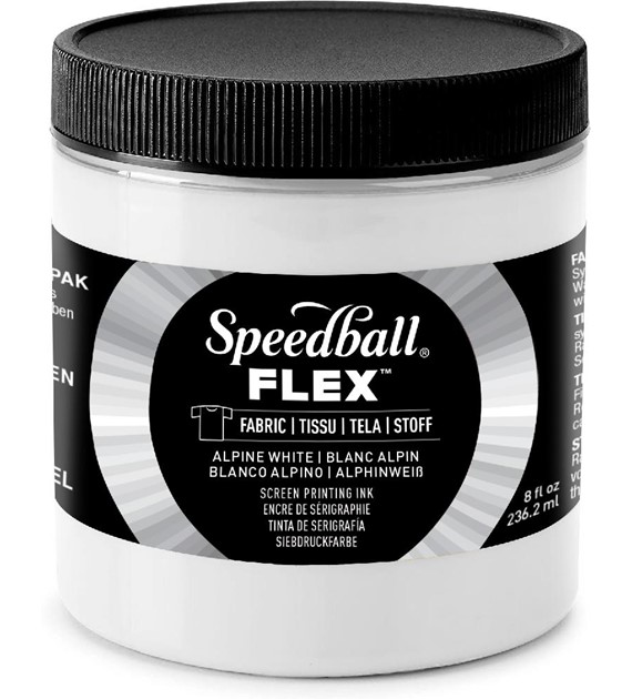 SB FLEX Fabric Screen Print.Ink Alpine White 236ml