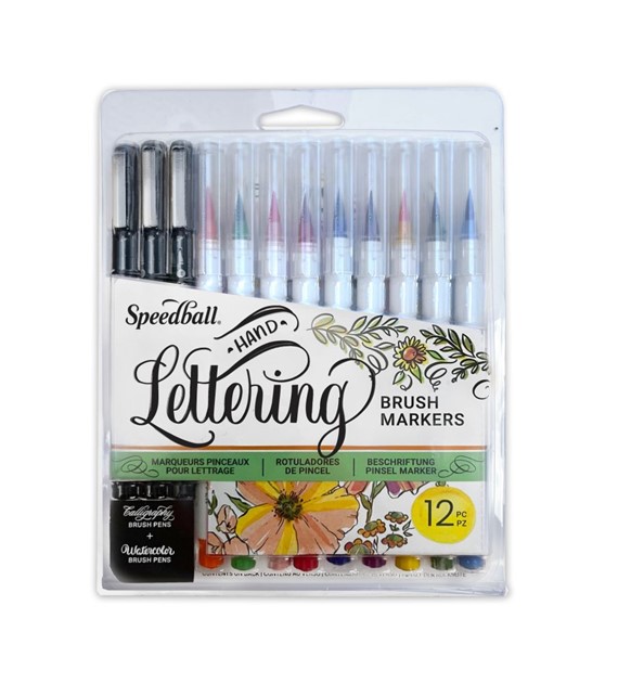 SB Hand Lettering Marker Set 12szt - komplet