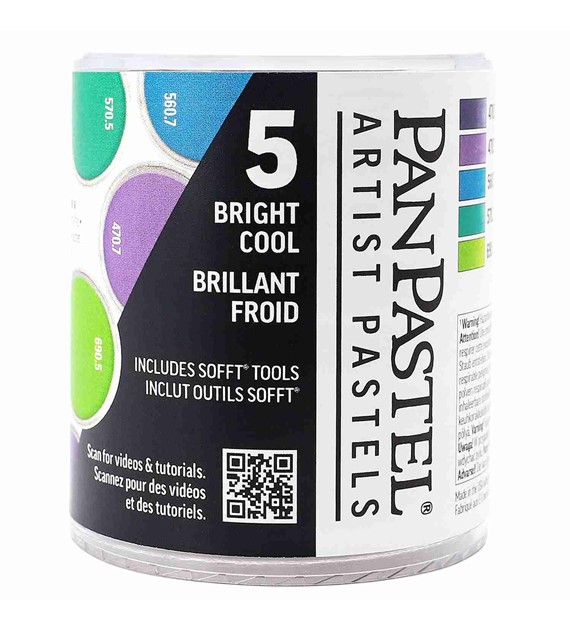 PanPastel Zestaw 5 BRIGHT COOL