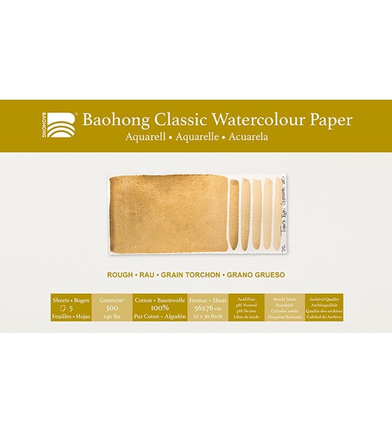 Baohong - Classic Watercolor RGH 56x76 -arkusz