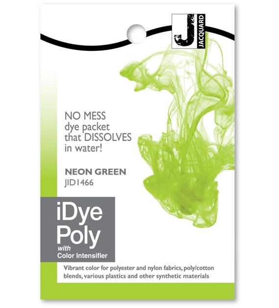 Jacq. iDye POLY 14g Neon Green-barwnik do tkanin