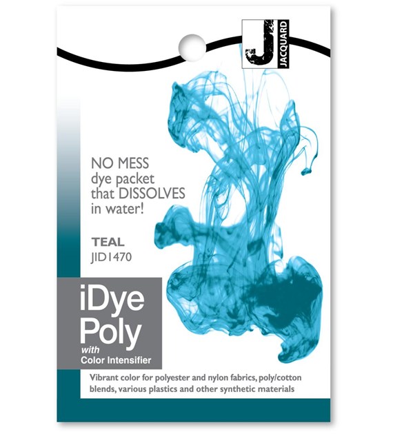 Jacq. iDye POLY 14g Teal -barwnik do tkanin