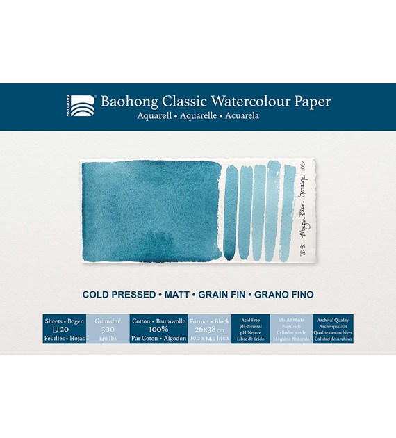 Baohong - Classic Block Cold Pressed 260x380 -blok
