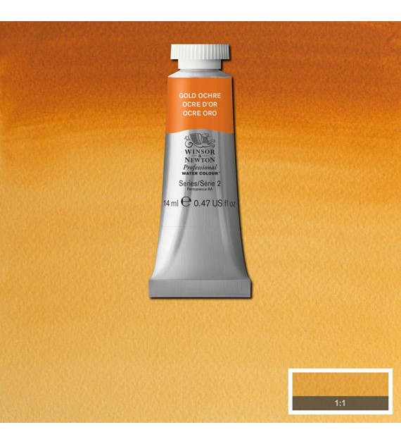 AWC 14ML GOLD OCHRE -Farba akwarelowa w tubie