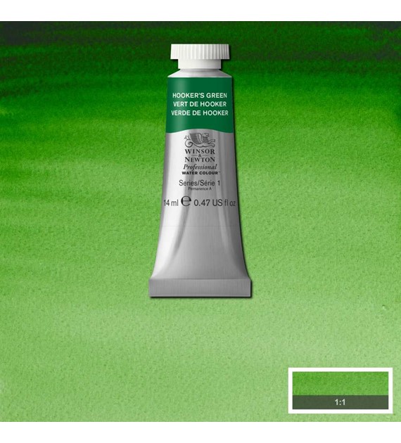 AWC 14ML HOOKERS GREEN -Farba akwarelowa w tubie