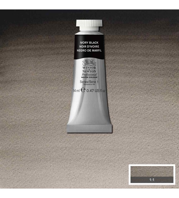 AWC 14ML IVORY BLACK -Farba akwarelowa w tubie