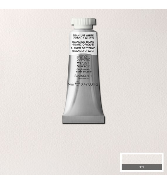 AWC 14ML TITANIUM WHITE -Farba akwarelowa w tubie