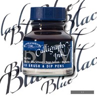CALL INK 30ml BLUE BLACK -Tusz do kaligrafii