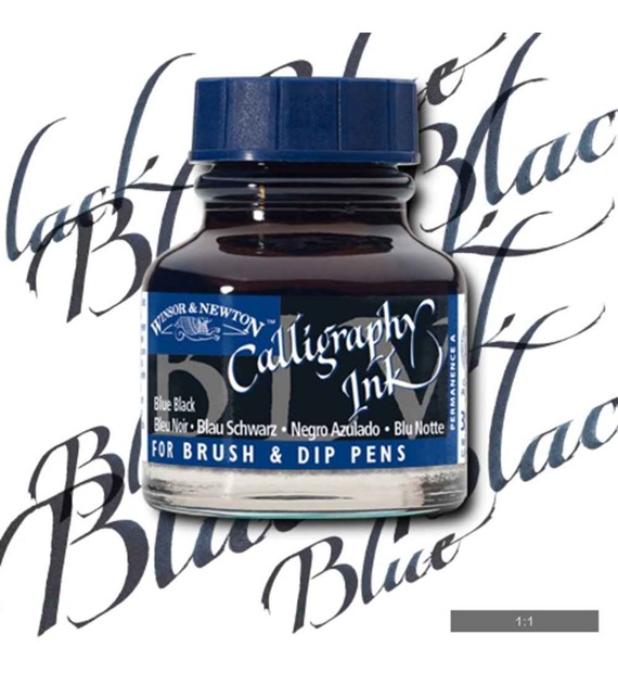 CALL INK 30ml BLUE BLACK -Tusz do kaligrafii