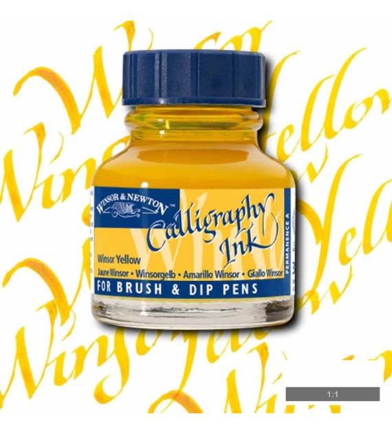 CALL INK 30ml WIN.YELLOW -Tusz do kaligrafii