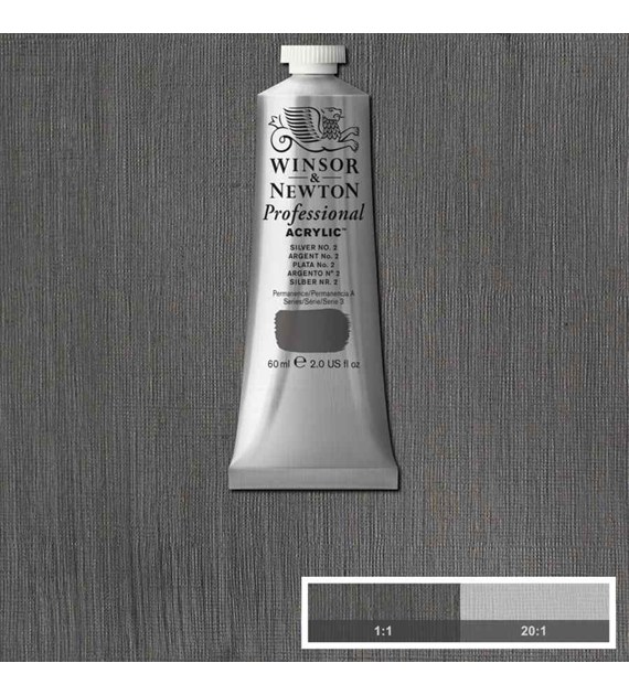 AAC 60ml SILVER NO.2 -Farba akrylowa