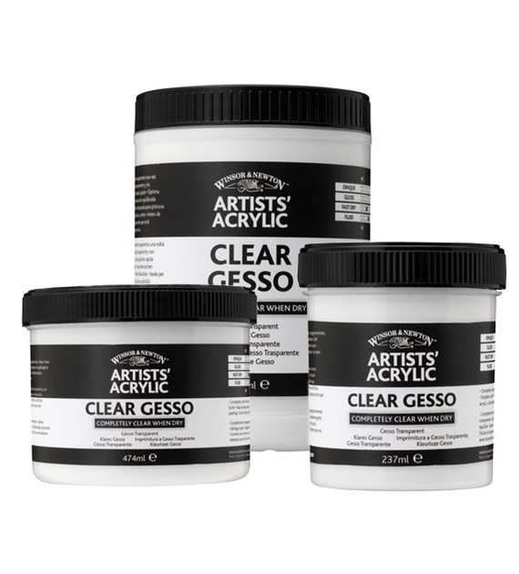 Artists Acryl.Bezbarwny Grunt Akrylowy Gesso 946ml
