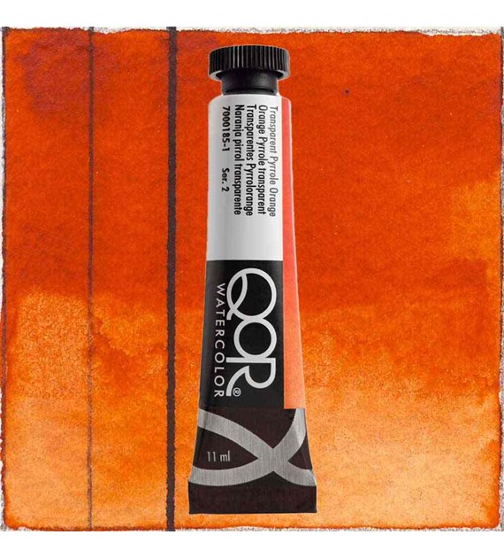 QoR 11ml Transparent Pyrrole Orange -akwarela