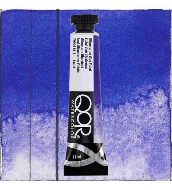 QoR 11ml Ultramarine Blue Violet -akwarela
