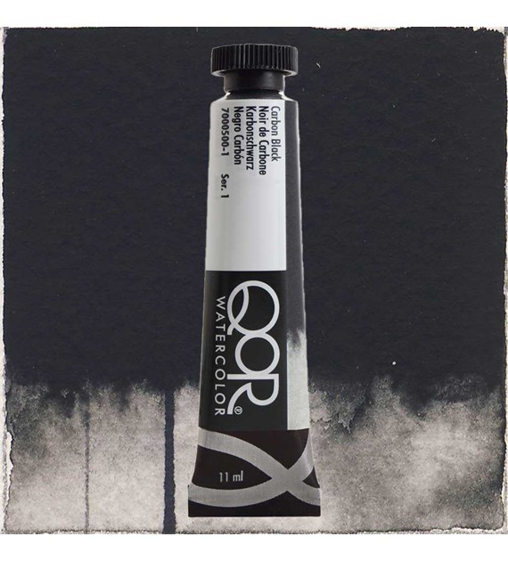 QoR 11ml Carbon Black -akwarela