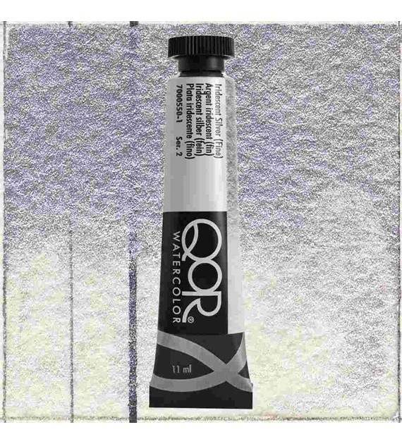 QoR 11ml Iridescent Silver (Fine) -akwarela