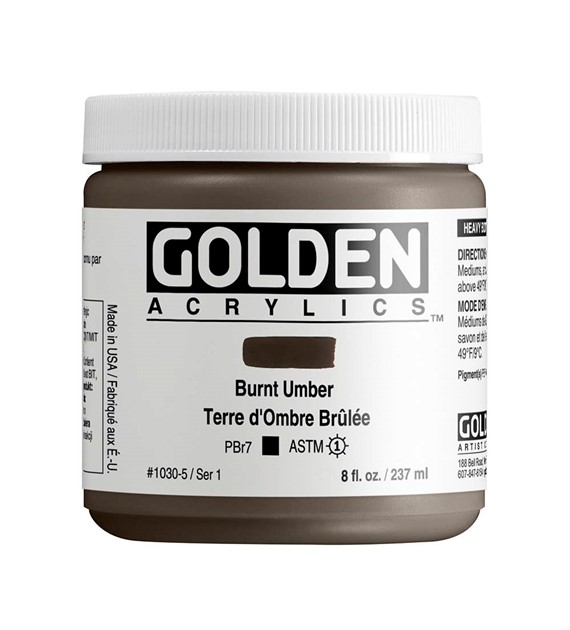 Golden HB Burnt Umber 236ml -farba