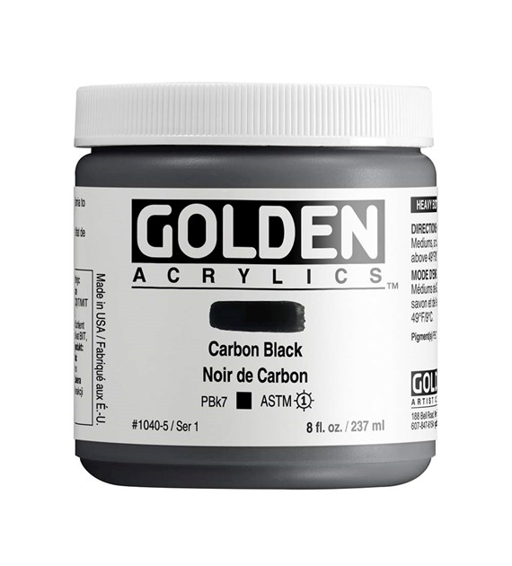 Golden HB Carbon Black 236ml -farba