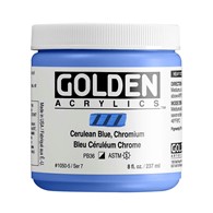 Golden HB Cerulean Blue Chromium 236ml -farba