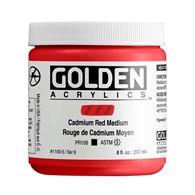 Golden HB C.P. Cadmium Red Medium 236ml -farba