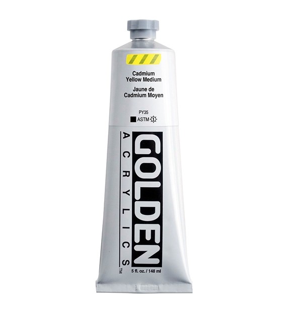 Golden HB C.P. Cadmium Yellow Medium 148ml -farba