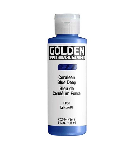 Golden Fl. Cerulean Blue Deep 118ml -farba