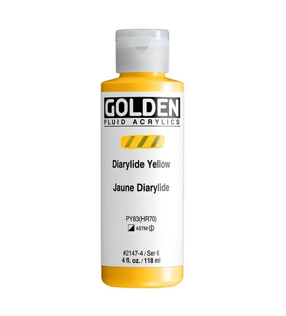 Golden Fl. Diarylide Yellow 118ml -farba