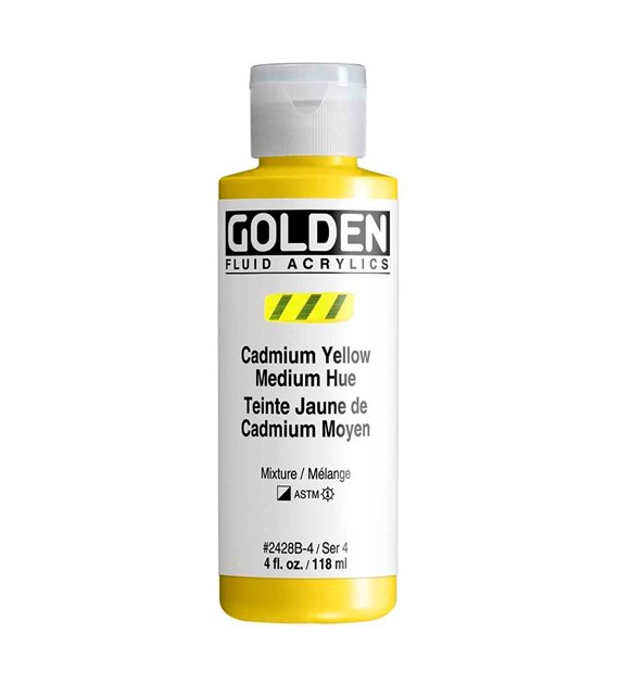 Golden Fl. Cadmium Yellow Medium Hue 118ml -farba