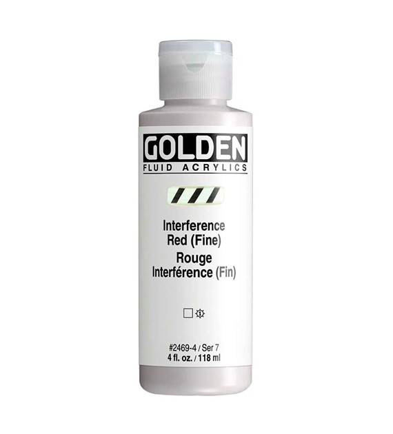 Golden Fl. Interference Red (fine) 118ml -farba