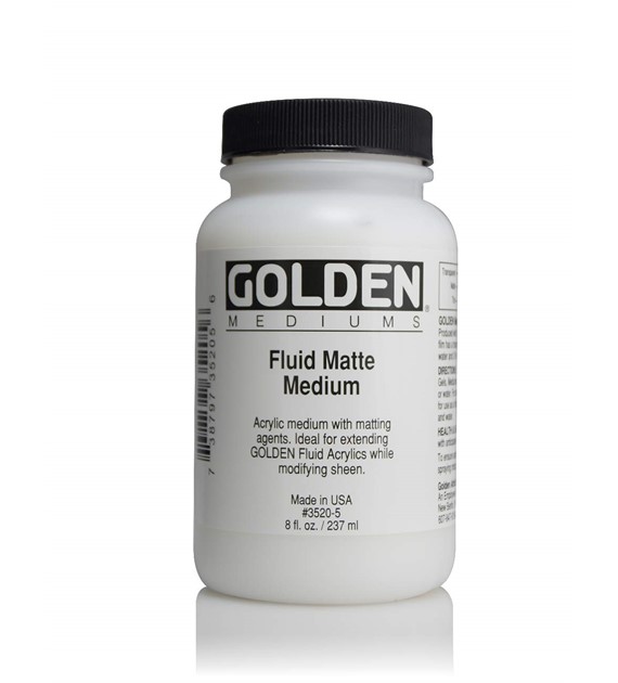 Golden Fluid Matte Medium 236ml