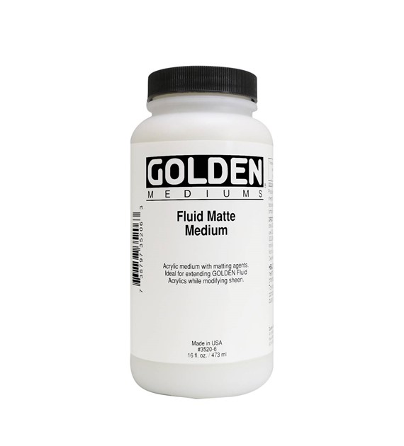 Golden Fluid Matte Medium 473ml
