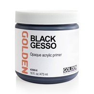 Golden Black Gesso 473ml -grunt